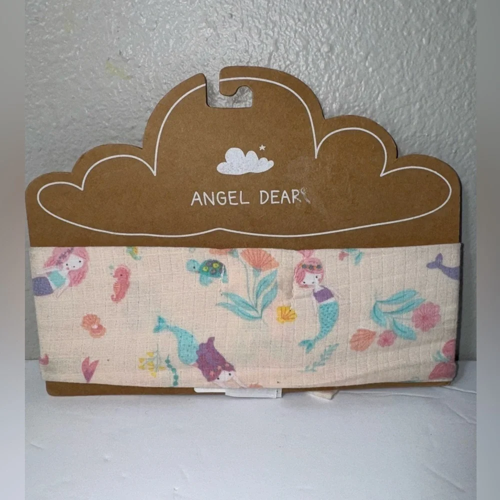 ANGEL DEAR Mermaid Bow Headband  Baby Girls Headband Bow NWT 12-24 months